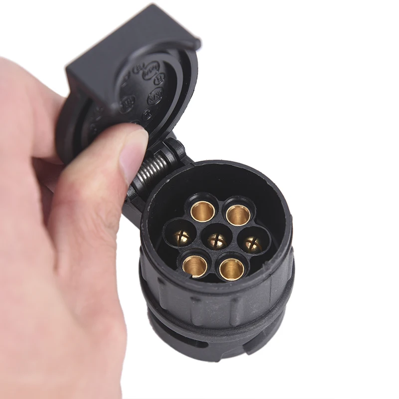 

1PC Trailer Truck 13Pin to 7Pin Plug Adapter Converter Tow Bar Socket Connector