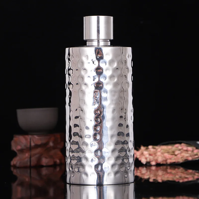 

New Arrivel 500ml Larger Capacity Stainless Steel Hip Flask Drums Whisky Oil Bucket Moscow Vodka Flagon My Water Bottle