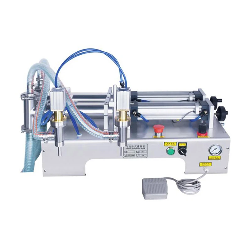 

Double Head Liquid Filling Machine Stainless Steel Pneumatic Quantitative Filling Machine