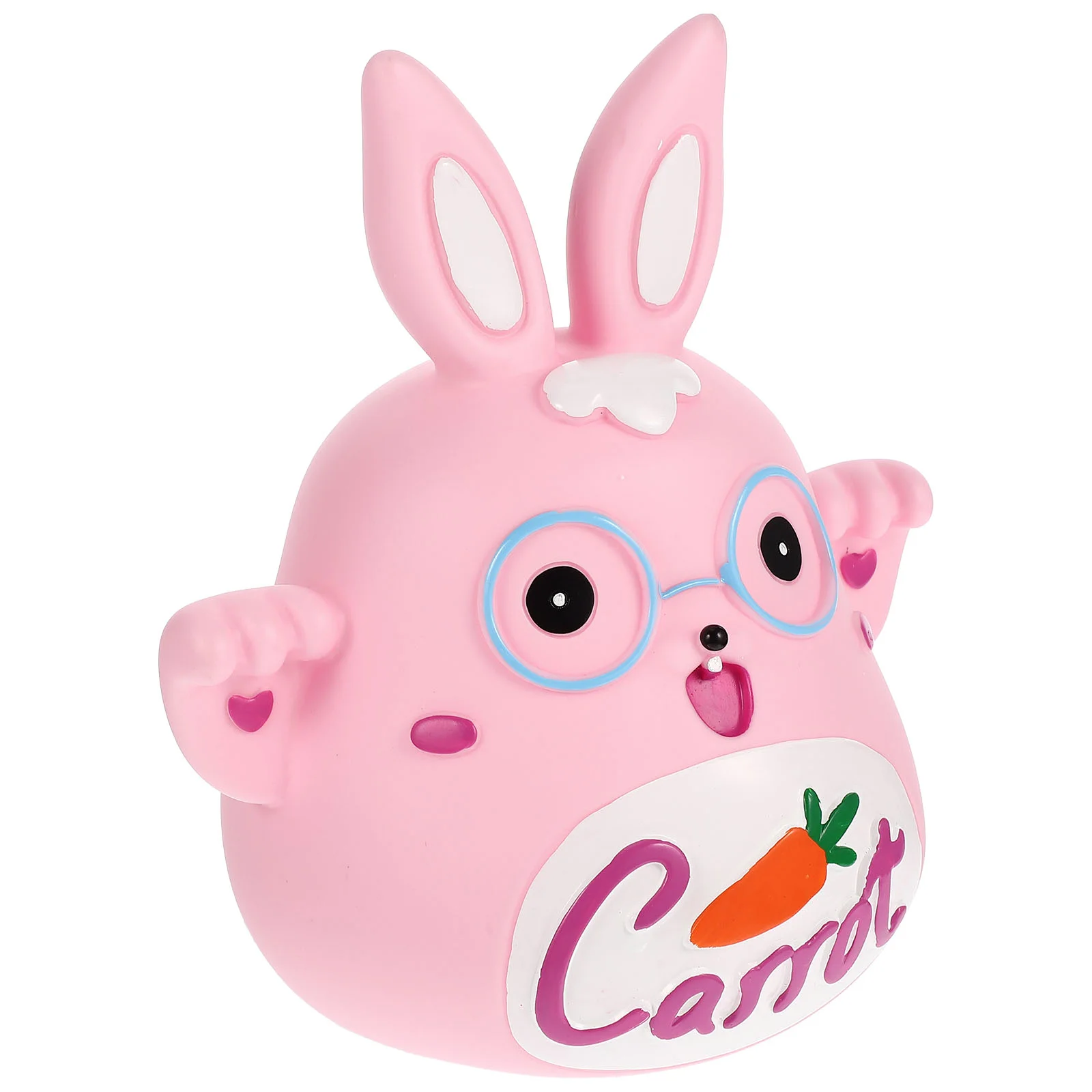 

Bank Saving Money Bunny Coinpot Holder Jar Piggy Kidspenny Animal Mini Stand Stationary Vinyl Pen Statue Lovely Rabbit Box