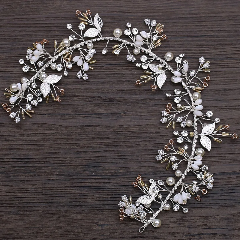 

Bridal crystal headband bridal headdress exquisite headband accessories