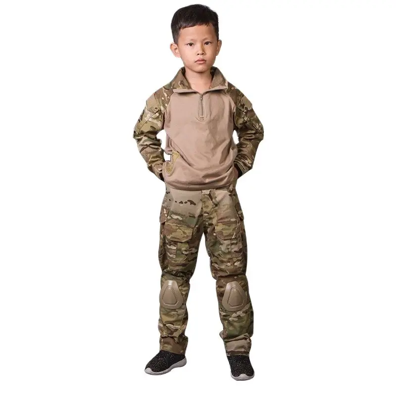 Emersongear AOJQ Combat Uniform for 6Y-14Y Children Kids BDU Military Tactical Multicam 