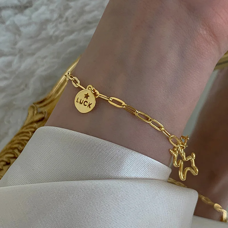 

Аниме девушка косплей мультфильм лошадь металлический браслет счастливая женщина сладкий стиль браслет Аниме костюм реквизит браслет