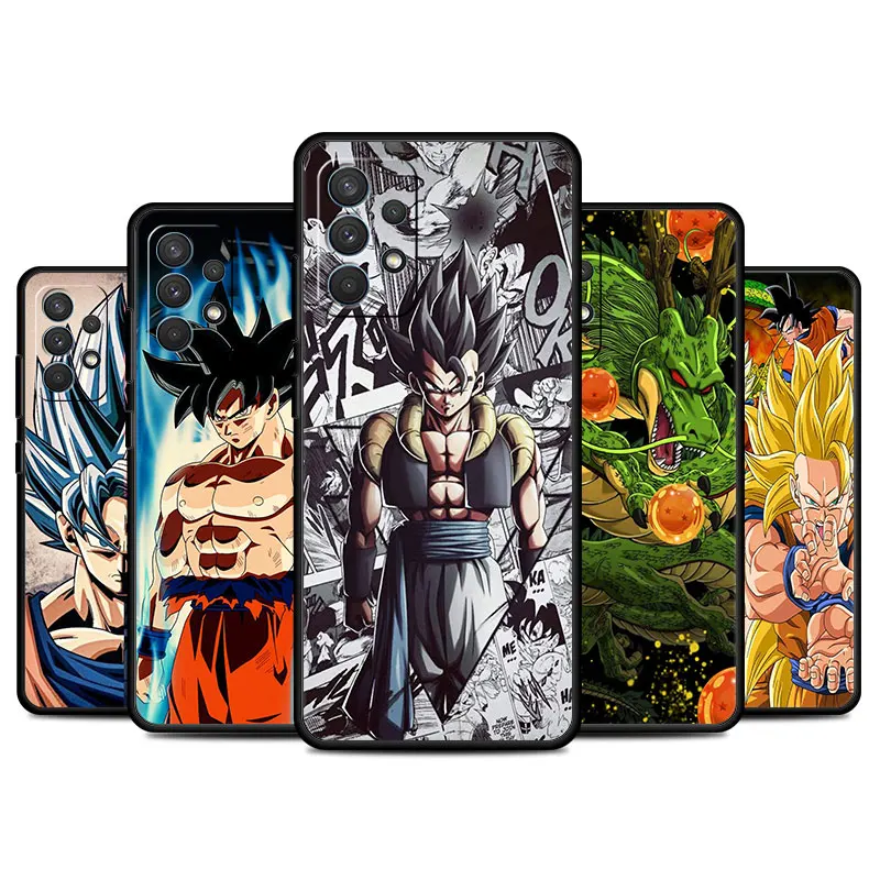 Чехол для телефона с аниме драконами и шариками для Samsung Galaxy A70, A20e, A20s, A71, A40, A01, A20, A04, A03, A50, A30, A10, A51, силиконовый армированный чехол