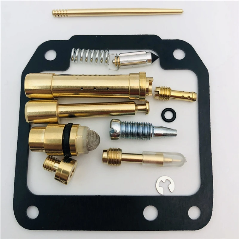 Ремкомплект карбюратора струйный игольчатый поплавковый клапан пилотный винт