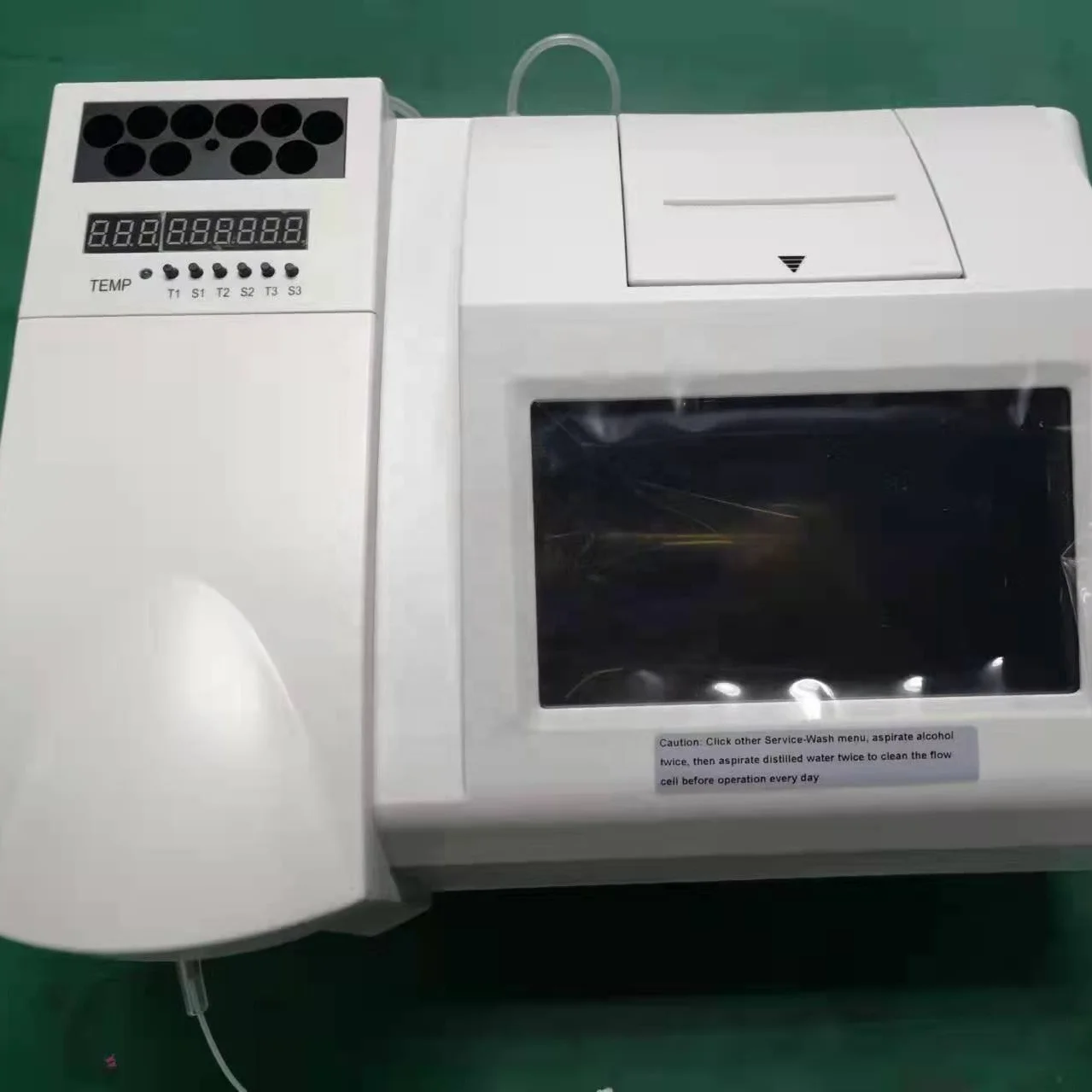 

Portable touch screen Clinical Analytical Instruments small blood chemistry analyzer semi-automatic biochemistry analyzer