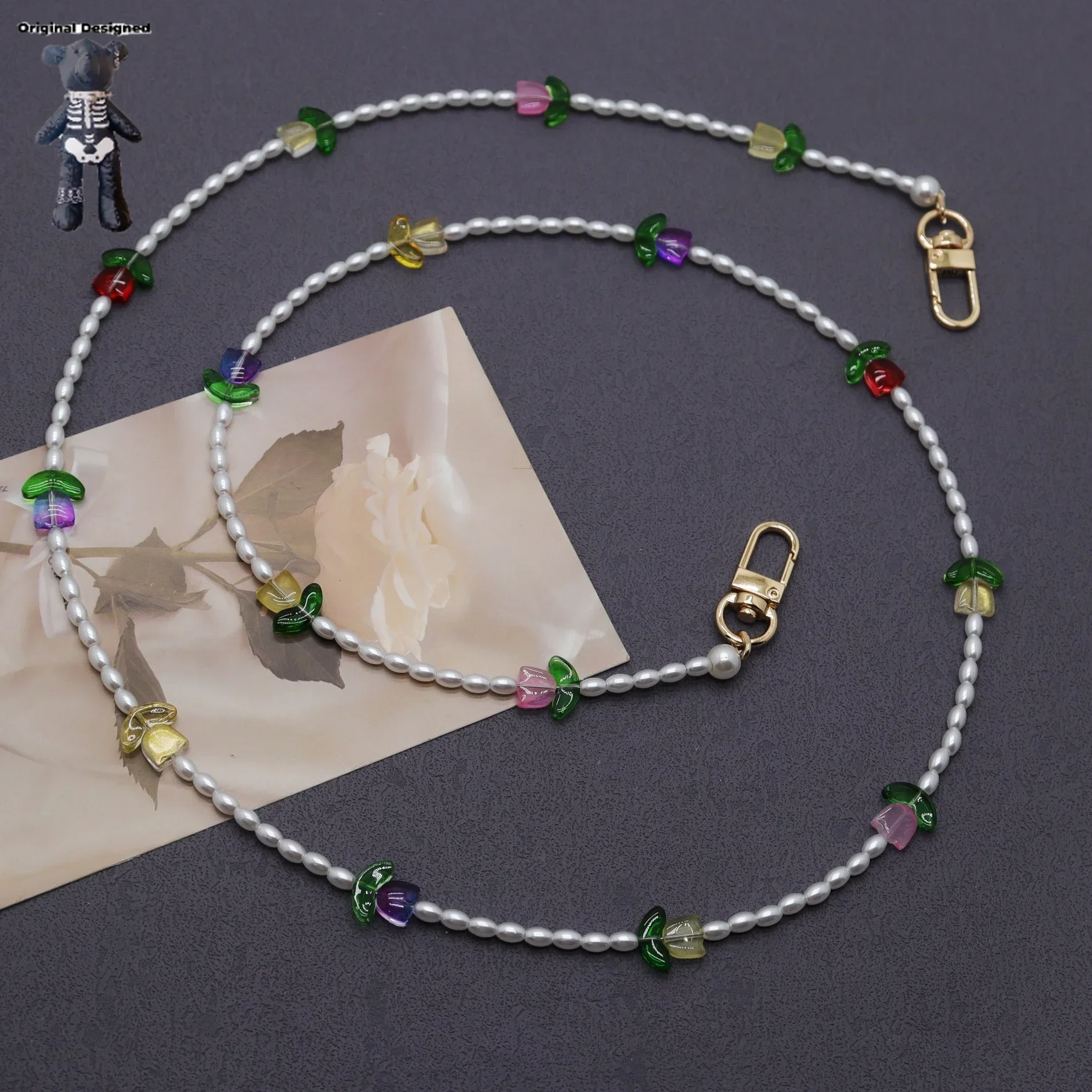 40-130 см жемчужный ремешок для сумки цепочки на плечо сменный кошелек своими