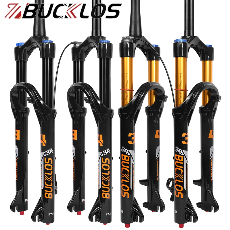 BUCKLOS FACTORY34 Воздушная вилка для горного велосипеда 26/27.5/29 ...