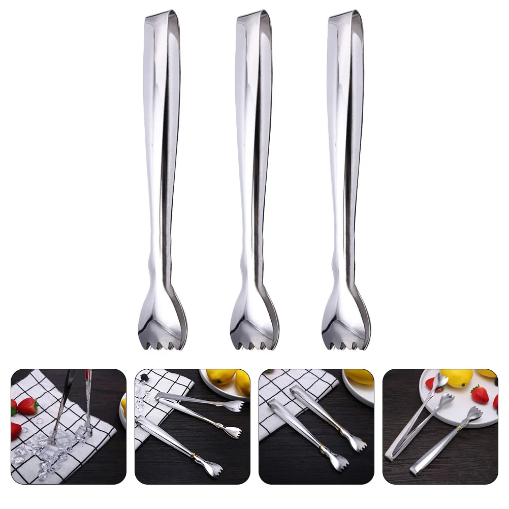 

Stainless Steel Serving Tongs: Restaurant Vegetable Appetizer Fruit Tongs Metal Tongs for Tube Tongs Grilling Bakery Bread