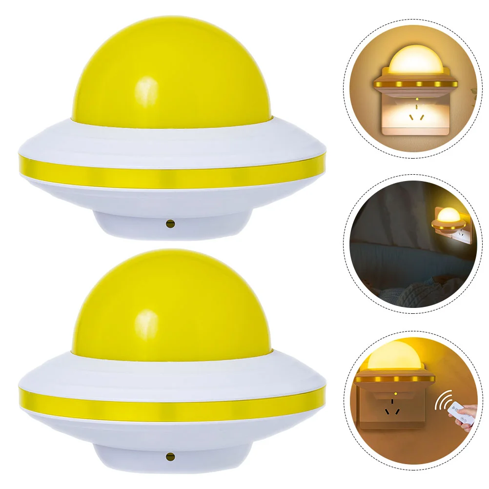 

2 Pcs Light Practical Durable Plug-in Bedroom Bedside Night Lamp LED Night Light Night Light for Bedside Living Room Bedroom