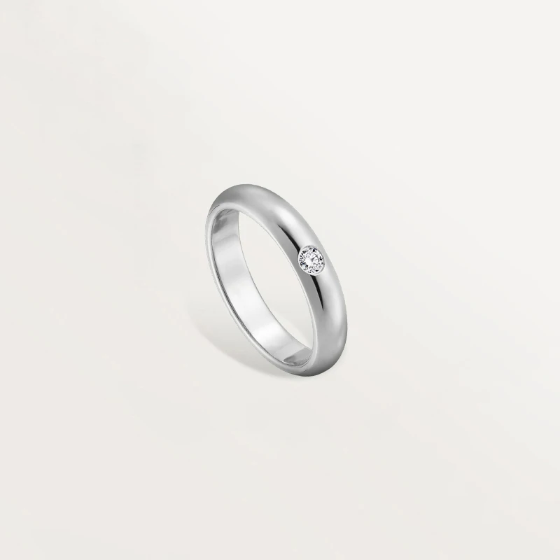 

Мужское и женское кольцо из серебра 925 пробы с фианитом