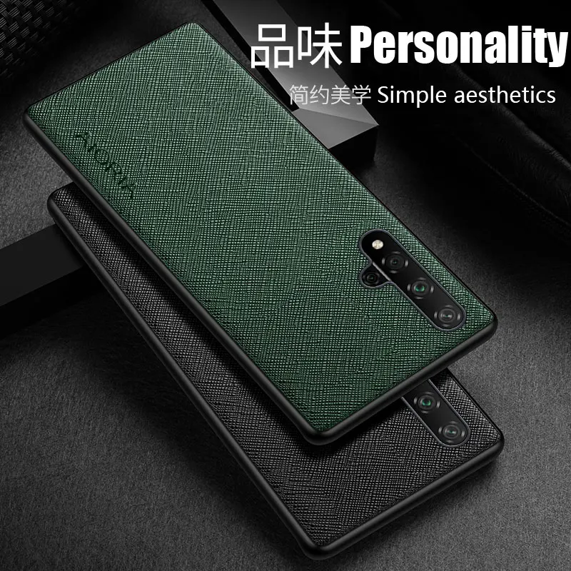 

Case for Huawei Honor 20 20 Pro 20 Lite 20S with concise and atmospheric cross pattern phone cover for Huawei Honor 20 lite case