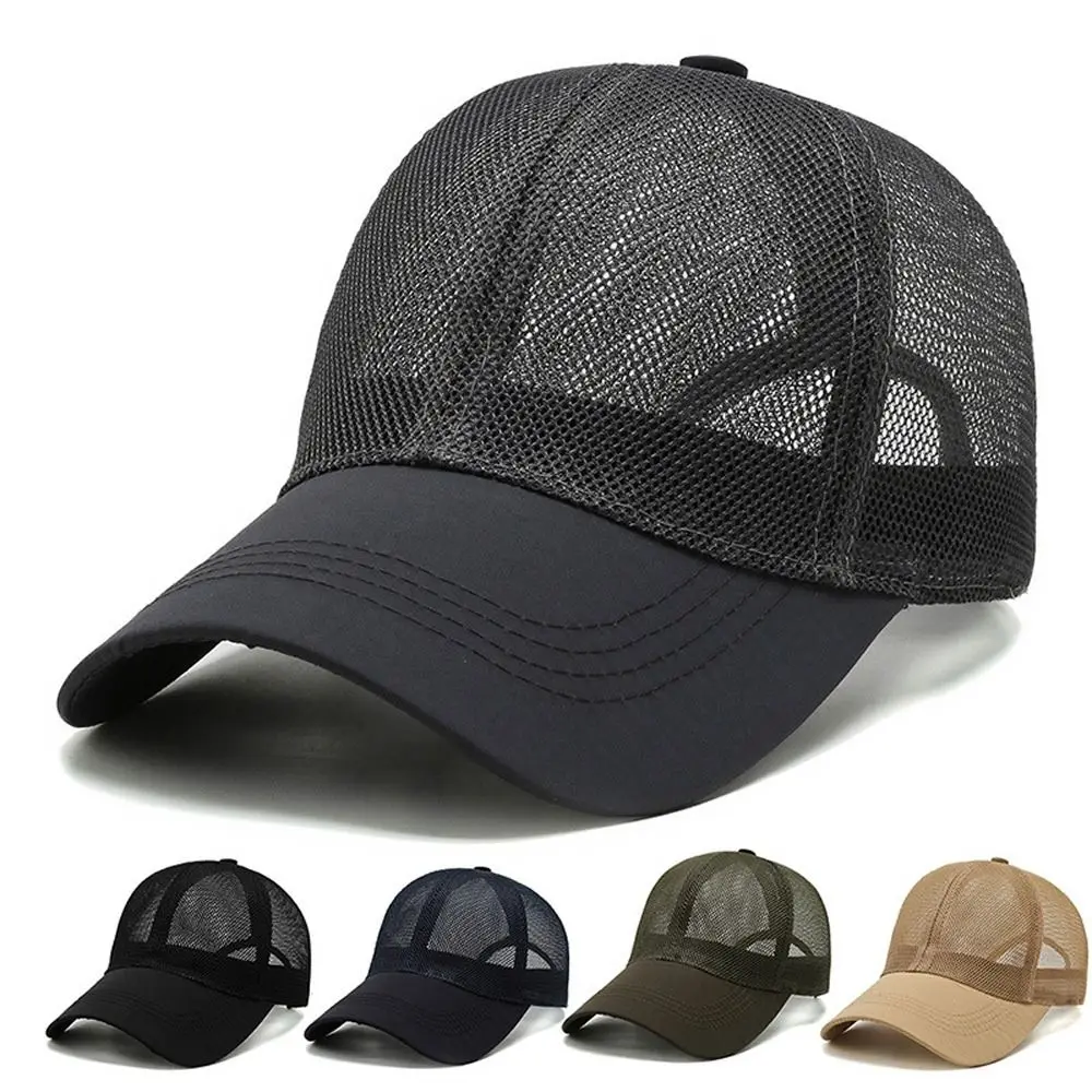 

Sunshade Caps Thin Running Golf Sunscrean Caps Korean Sun Hats Mesh Baseball Caps Women Summer Caps Men Fishing Caps