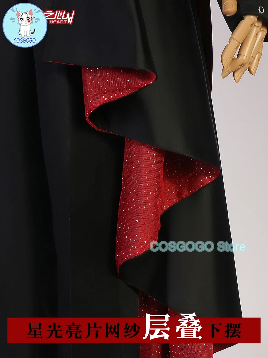 COSGOGO Vtuber Nijisanji Kuzuha Kanae ChroNoiR игровой костюм великолепный красивый косплей Хэллоуин