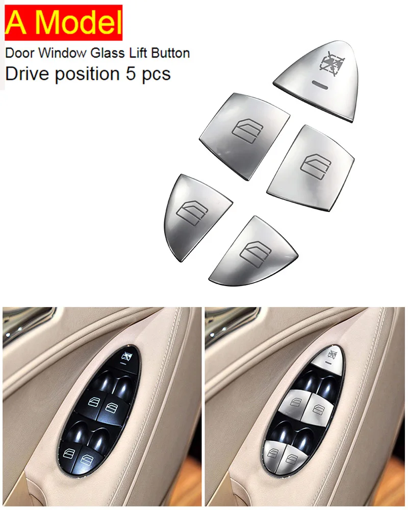 

Для Mercedes Benz W219 CLS Class 2003-2009 автомобильные двери, окна, стекло, кнопка подъема, переключатель, крышка, наклейка, отделка, авто аксессуары для интерьера