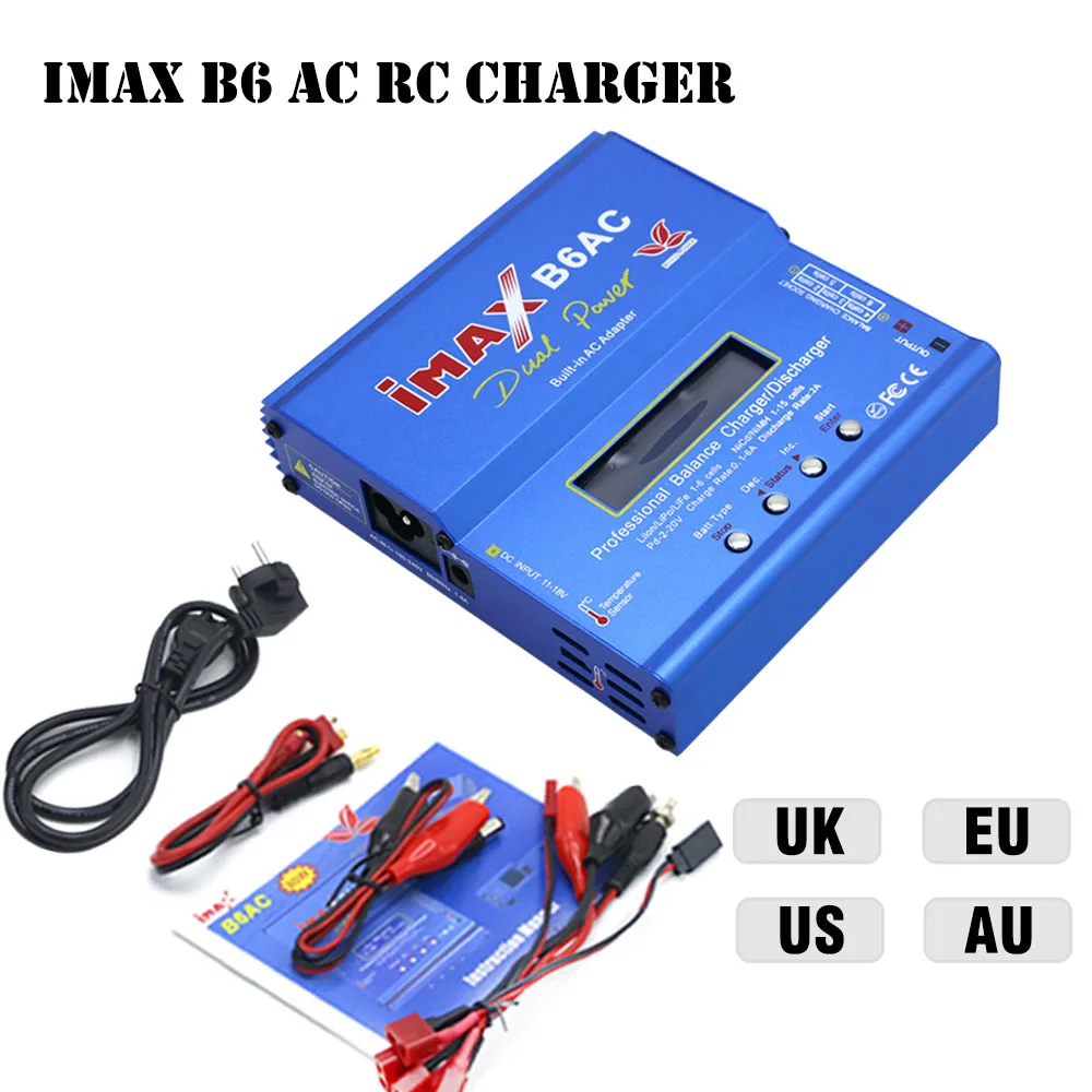 

Балансирующее зарядное устройство IMAX B6AC, 80 Вт, B6AC 6A, 1 шт.
