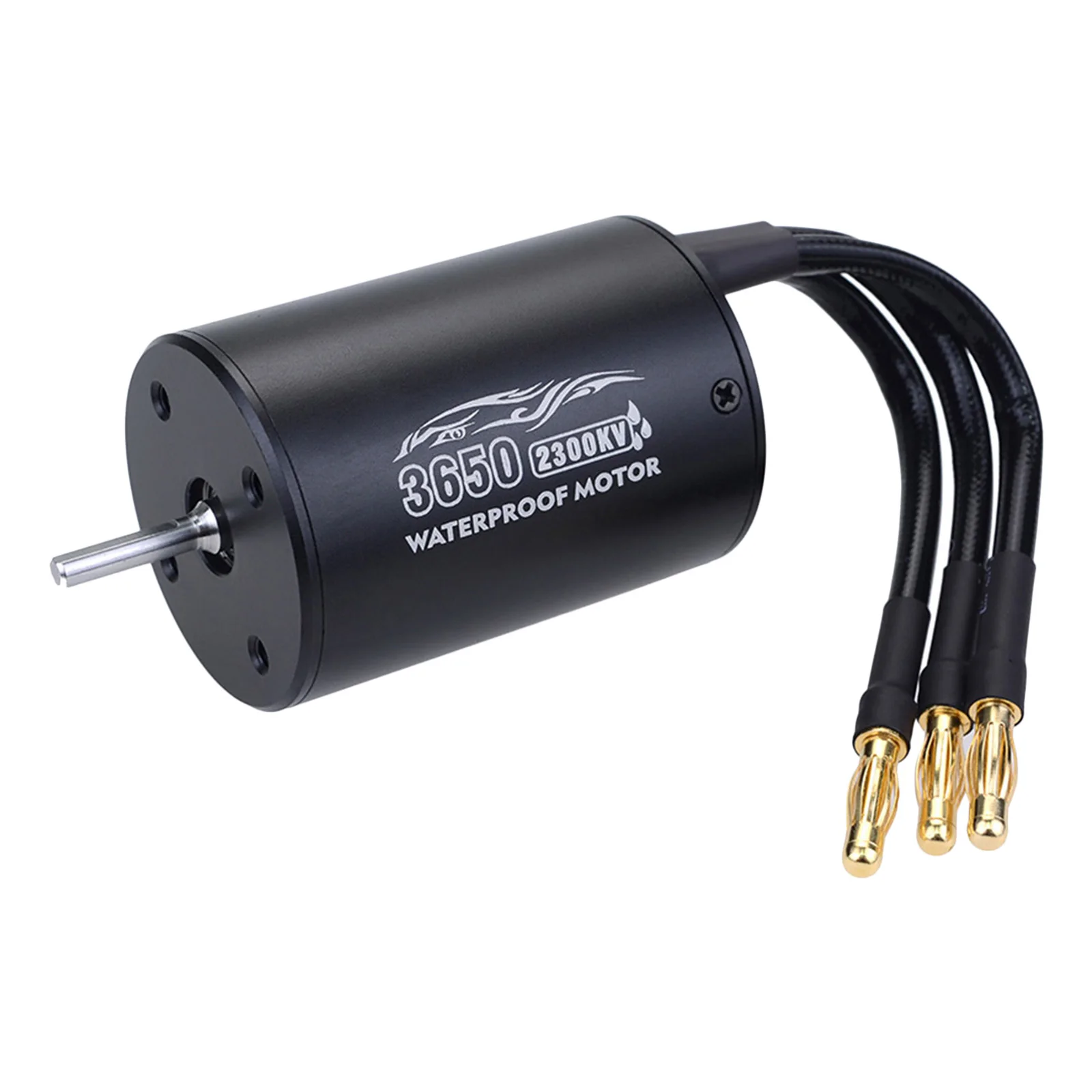 

Waterproof 3660 3.5Y/4T/5T 2600KV Brushless Motor 60A ESC Kit for 1/10 RC Car Black