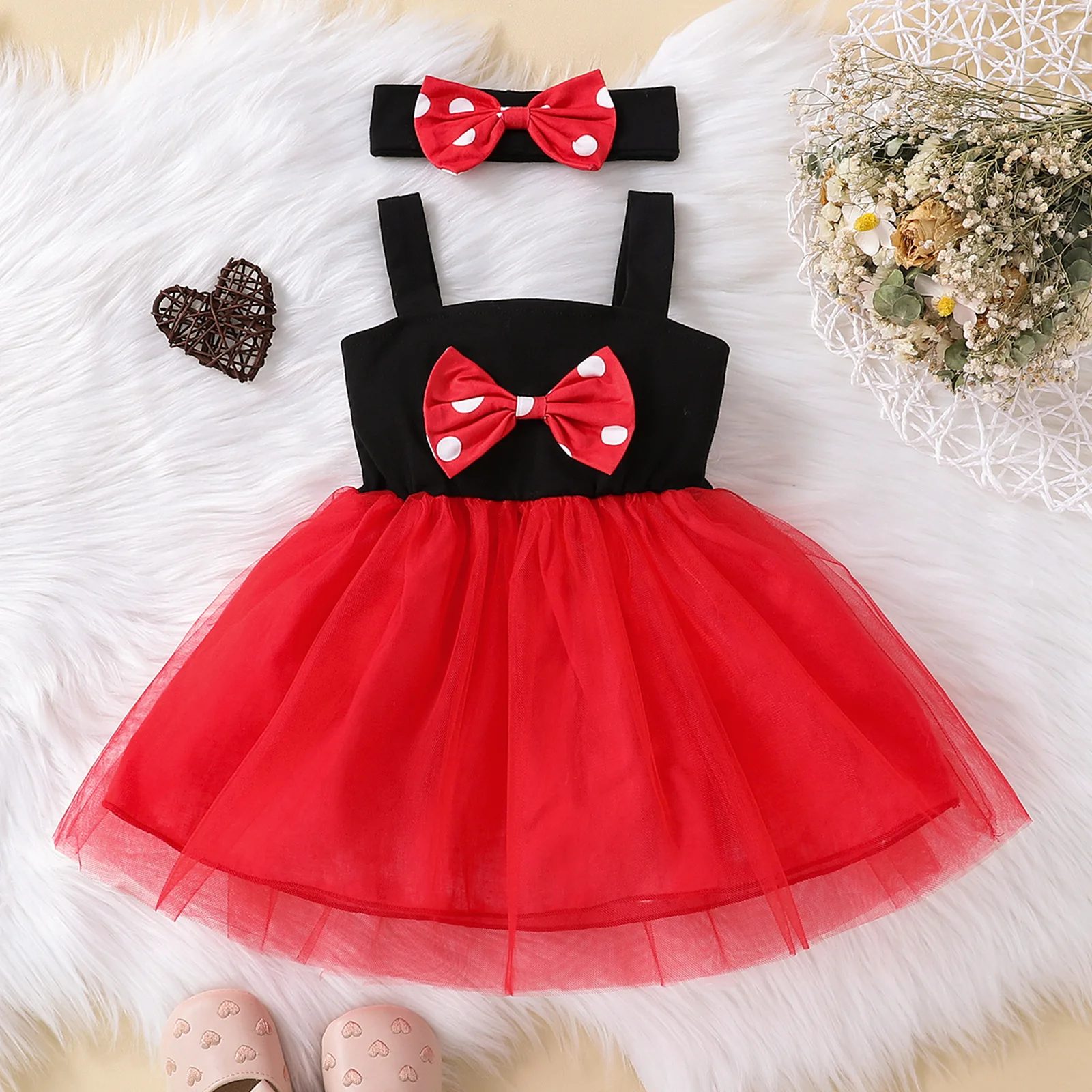 

Dress For Girls Baby Clothes Newborn Casual Outfits Infant Solid Bow Princess Suspender Dresses Toddler Summer Cute Clothing