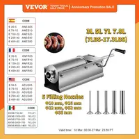 Колбасные шприцы Vevor, при оформлении срабатывает скидка "больше=дешевле" (900 руб)