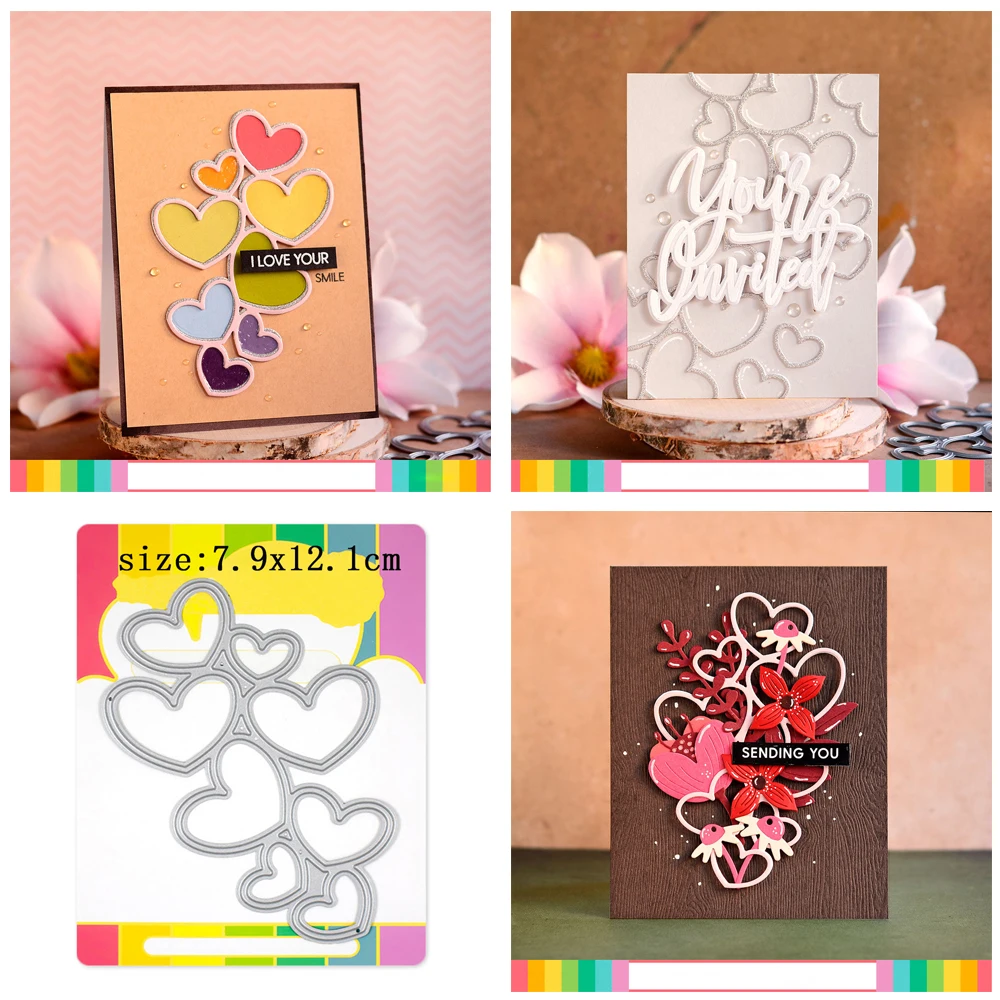 

Metal Cutting Dies 2022 New Cardioid Contour Scrapbooking Supplies Craft Card Making Album Embossing Papel Mold Stencil