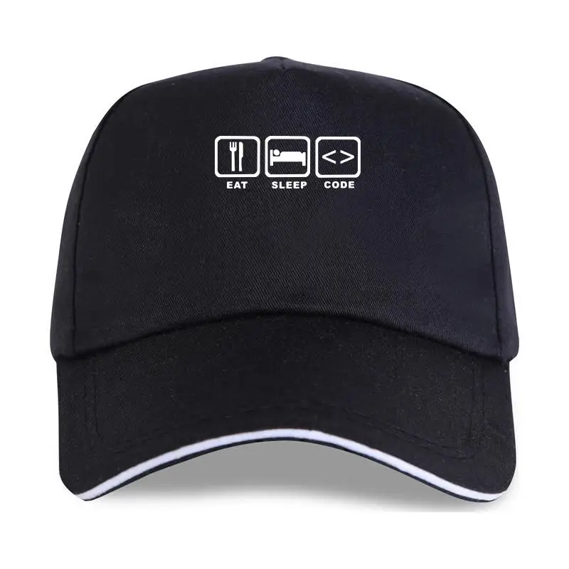 

new cap hat 2021 Summer Style Eat Sleep Code Programming JAVA HTML Comedy Funny Programmers Men Baseball Cap Top