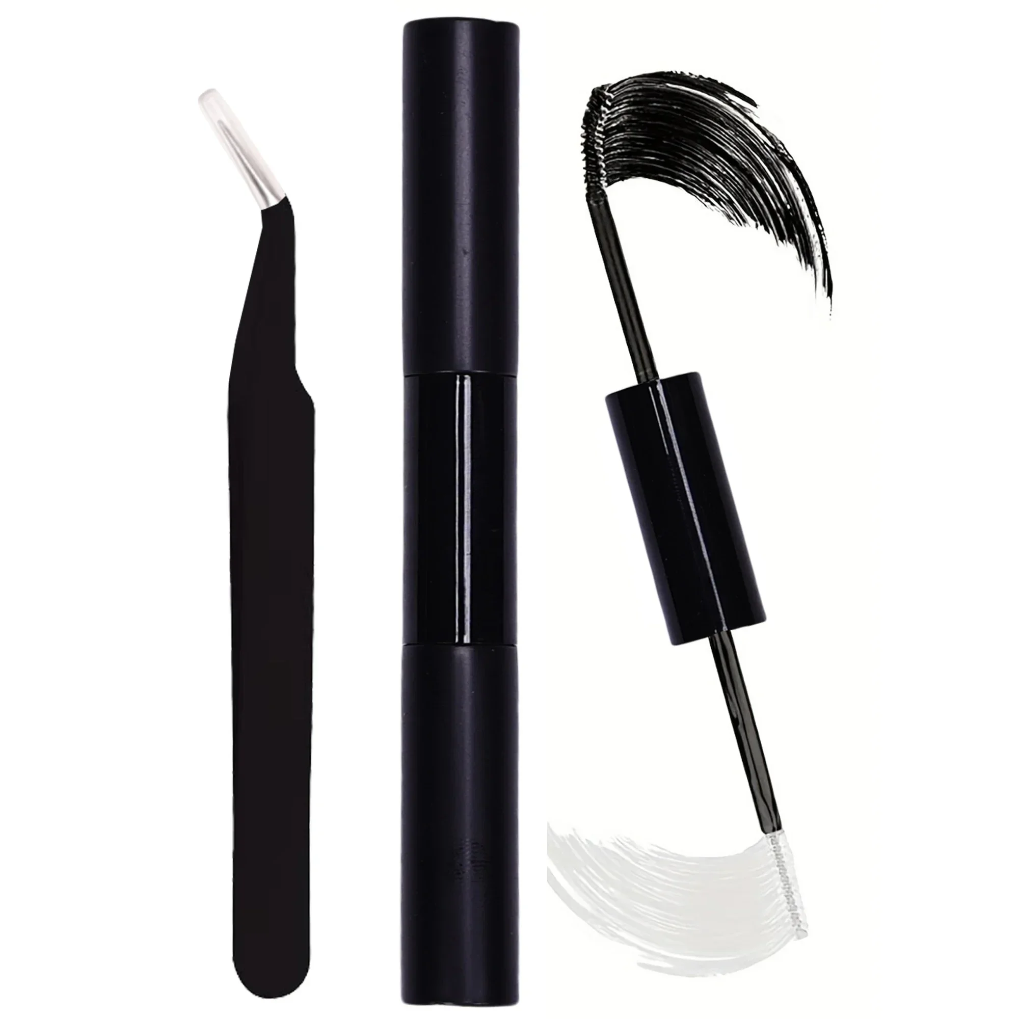 Набор для наращивания ресниц: 160 шт. кластеров ресниц своими руками с клеем и