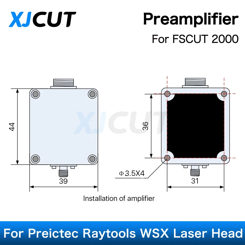Фото Усилитель-предусилитель XJCUT BCL-AMP для контроллера высоты Friendess BCS100 FSCUT для лазерных головок Precitec Raytools WSX №4