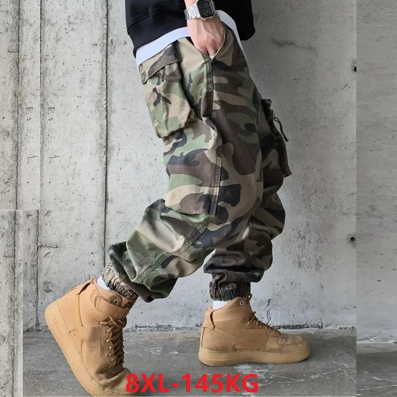 

Брюки-карго мужские тактические, камуфляжные Широкие штаны, стиль high street, стиль милитари, с карманами, модель 1080xl, весна-лето-осень
