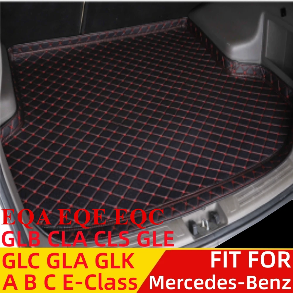 

Car Trunk Mat For Mercedes-Benz A B C E-Class GLB CLA CLS GLE GLC GLA GLK EQA EQE EQC Rear Cargo Cover Carpet PadTail Boot Liner