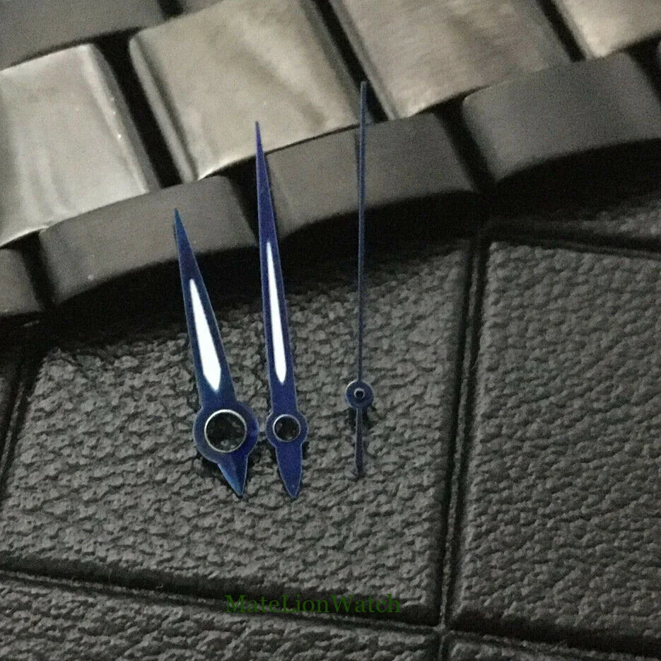 Модель NH35 NH36 Новое поступление синие стрелки часов для механизма 7s26 4r35 7009 зеленый