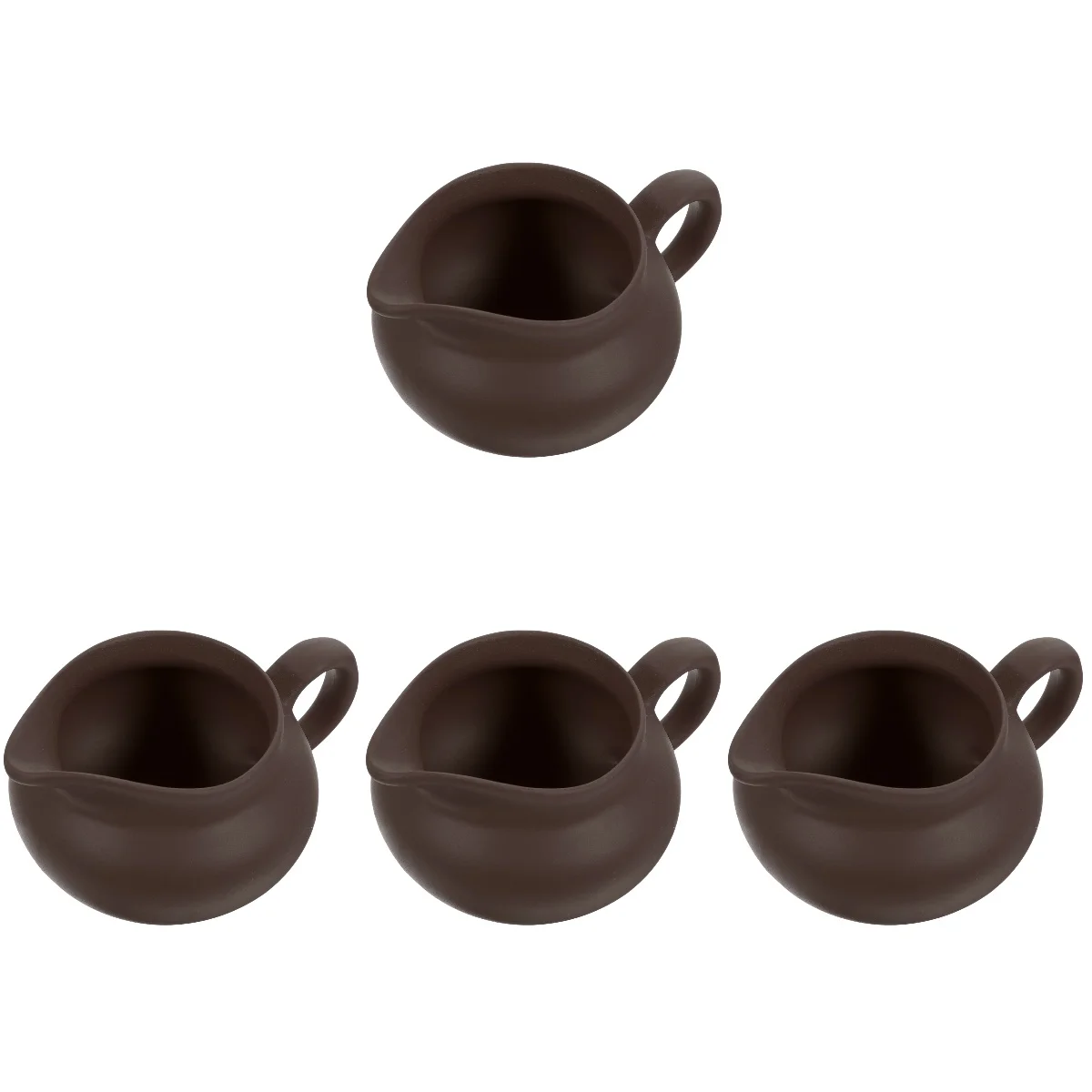 

4pcs Ceramic Dispenser Coffee Kettle Vintage Jug Cup Dispenser for Restaurant