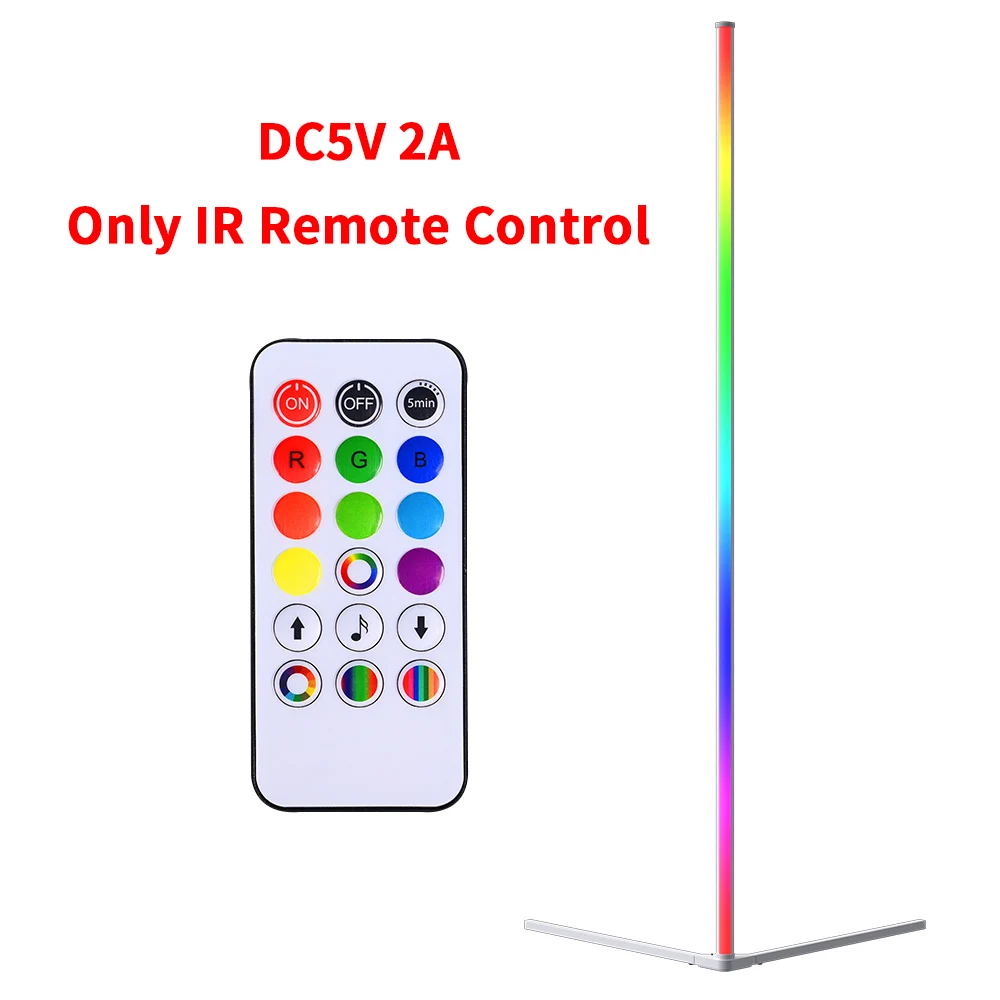 

RGB светодиодный ная Напольная Лампа, комнатное украшение дома, угловая Напольная Лампа, искусство, Декор, атмосферное стоячее освещение