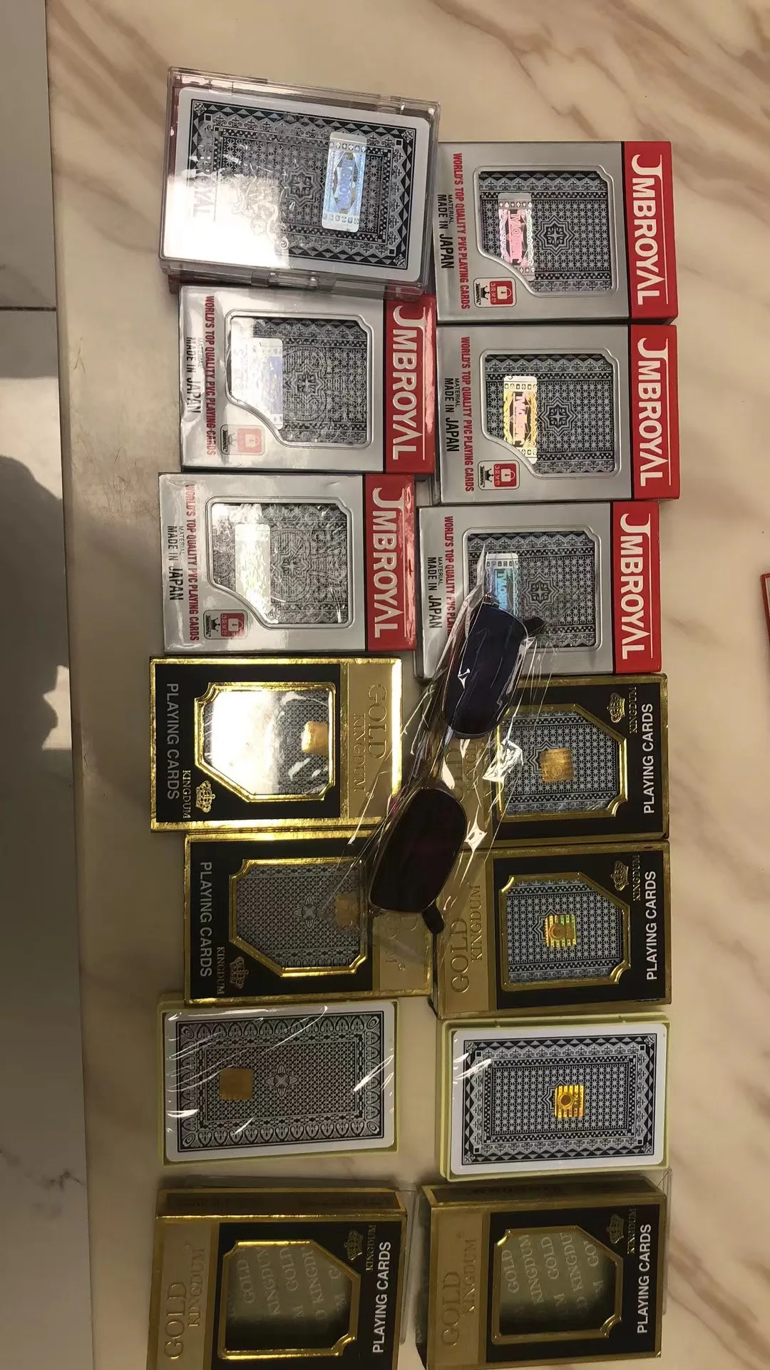 

12 deck playing infrared card