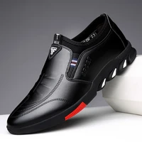 mens casual leather shoes spring 2022 mens shoes comfortable silp on work shoes male soft non slip loafers summer flat shoes