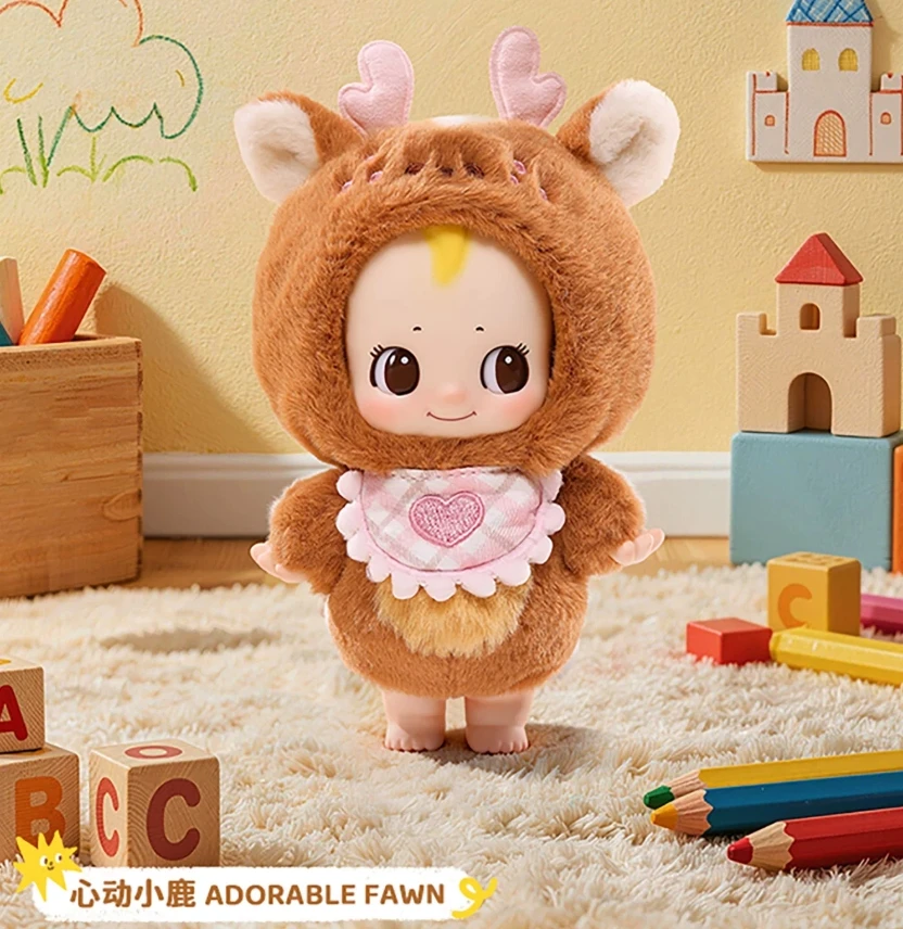 Фото Новая оригинальная серия MINISO Kewpish Love Mao Mao Kindergarten: виниловые плюшевые подвески в загадочных коробках-сюрпризах, игрушки, милые подарки на день рождения. №4
