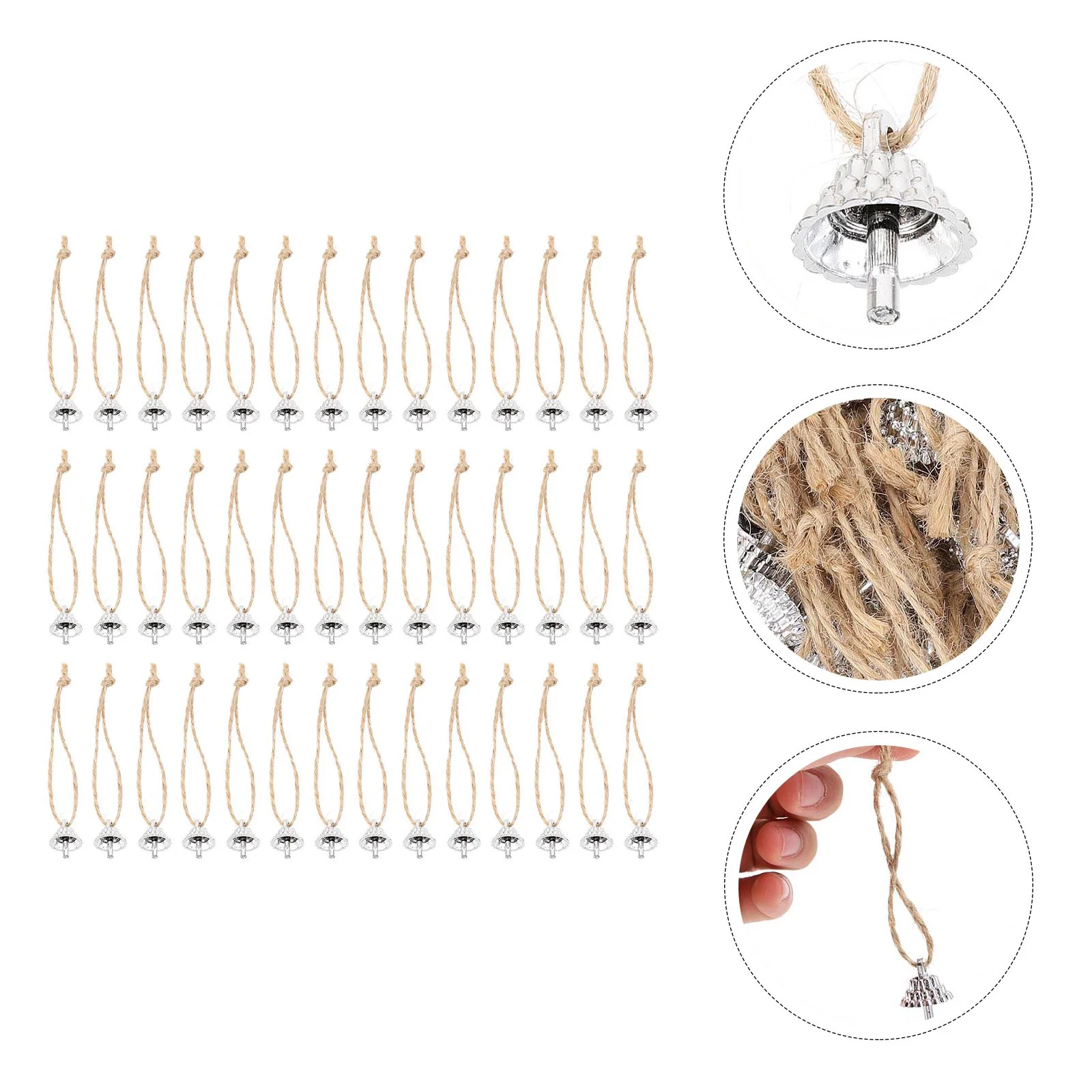 

Christmas Ball Hanger Ornament Cap Caps Ornaments Tree String Balls Replacement Hangers Xmas Diy Fastener Baubles Decoration