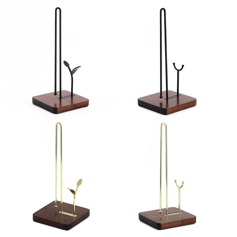 

Vertical Paper Towel Rack Movable Stand Roll Dispenser for Kitchen Countertop