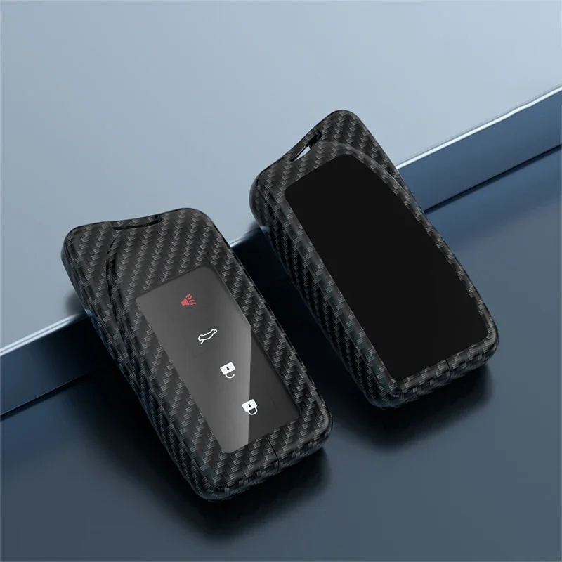 Новый карбоновый металлический чехол для дистанционного ключа из ТПУ Lexus NX GS RX is es