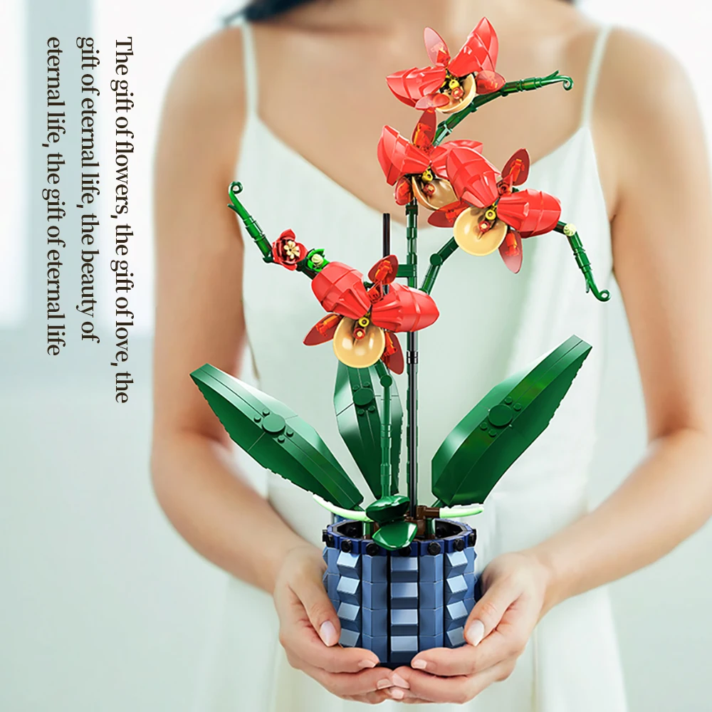 ToylinX букет искусственных цветов набор строительных блоков уникальная