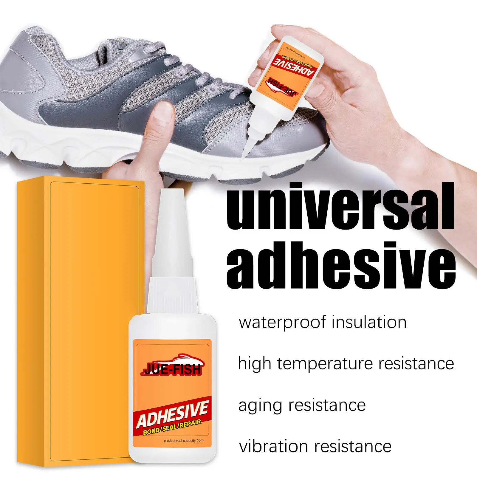 

50ml Strong Glue Liquid Universal Glue Adhesive Plastic Office Tool Accessory Supplies