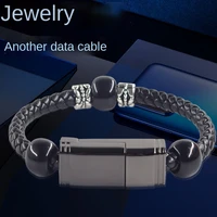magnetic magnet bracelet usb charging cable data charging cable iphone huawei xiaomi micro cable bracelet stylish and portable