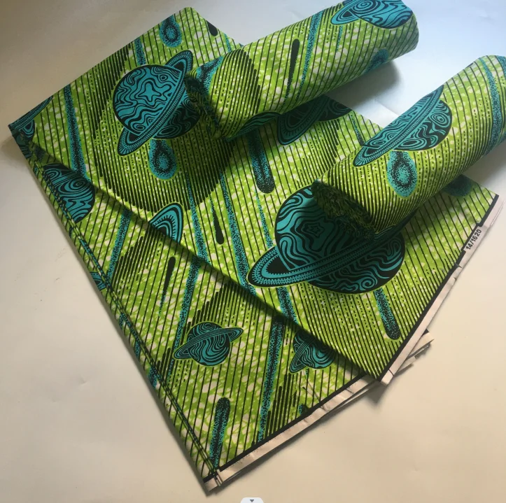 

2022 high quality ankara fabric african real wax print cotton 100% tissus wax africain for sewing material 6yard