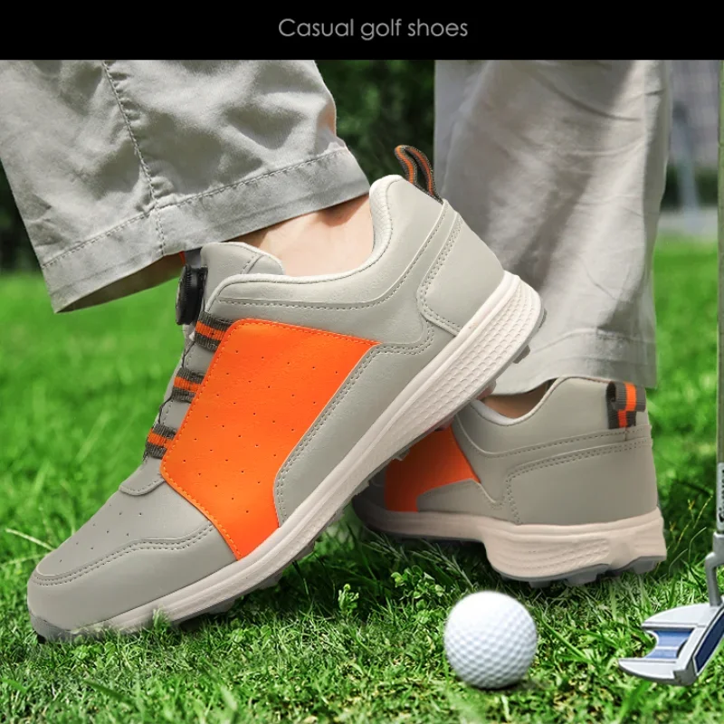 Водонепроницаемые Дышащие Туфли Для Гольфа Мужские Спортивные Прогулочные Из