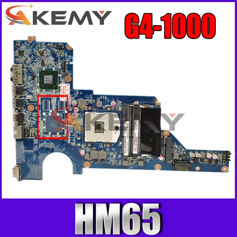 

Материнская плата для ноутбука AKemy, материнская плата для HP Pavilion G4 G4-1000 G7 HM65 636373-001 636373-501 DA0R13MB6E0 DA0R13MB6E1