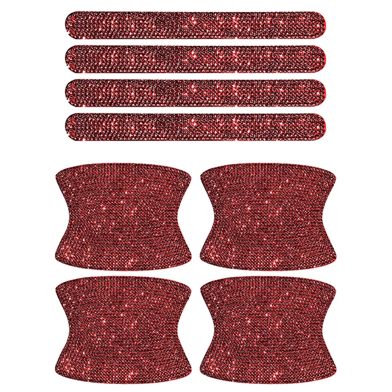 

8 Pcs Universal Car Door Handle Sticker Door Handle Puller Protection Sticker Driving Safety Car Accessories