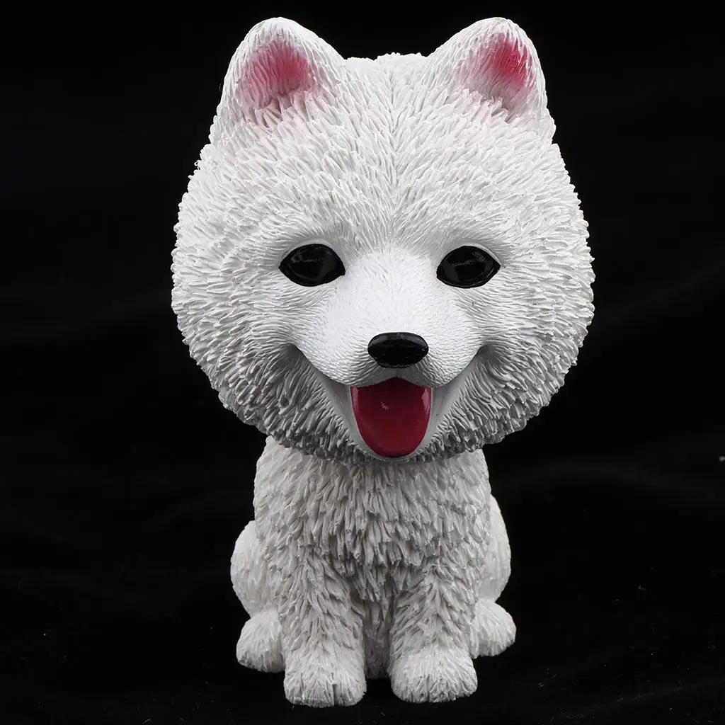 

Adorable Resin Bobble Head Puppy Dogs Figurine Toy Home Car Dashboard Decoration Dogs Action Figure Model Kids Toys Xmas Gift