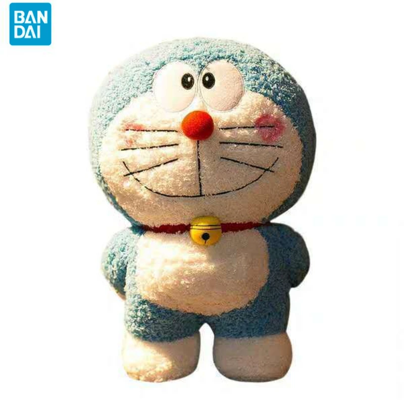 

Bandai Doraemon Plush Doll Blue Fat Doraemon Toy Pokonyan Doll Pillow Doll Girlfriend Gift