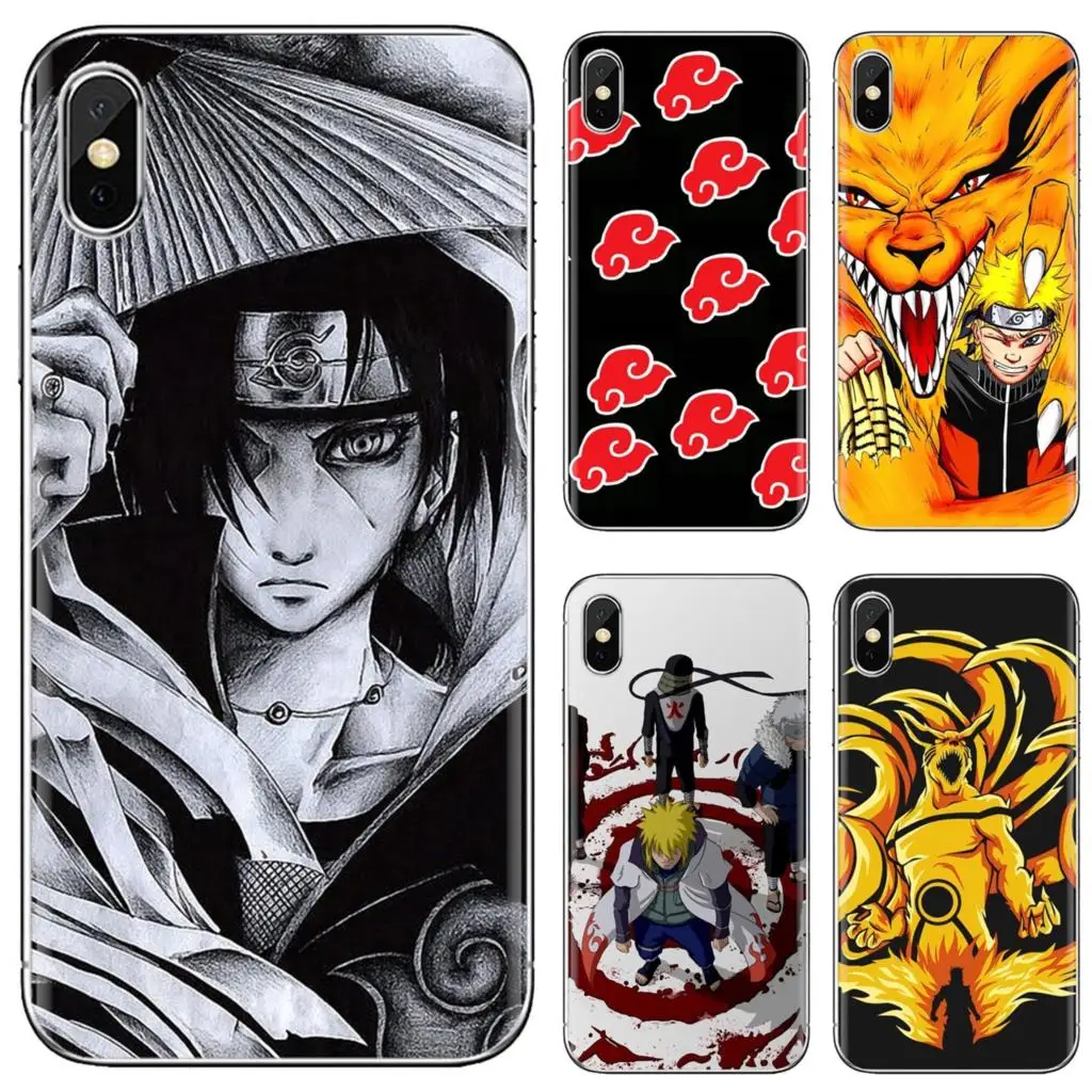 

For iPhone 10 11 12 13 Mini Pro 4S 5S SE 5C 6 6S 7 8 X XR XS Plus Max 2020 Sale Anime itachi uchiha Naruto TPU Shell Cover