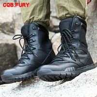 summer high top ultra light combat breathable special forces military fan combat combat outdoor mountaineering combat boots men
