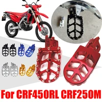 for honda crf450rl crf250m crf450 crf 450 rl crf250 crf 250 m 250m motorcycle accessories footrest footpeg foot pegs foot pedals